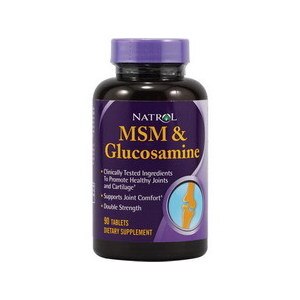 Natrol MSM & Glucosamine Double Strength Tablets