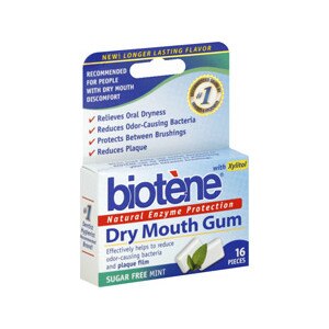 Biotene Dry Mouth Gum Sugar Free Mint
