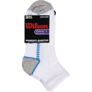 Wilson Women's Quarter Socks Size 9-11, White