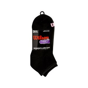 Wilson Women's Low Cut Socks Size 9-11, Black