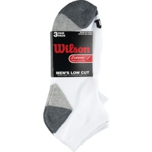 Wilson Men's Low Cut Socks Size 10-13, White