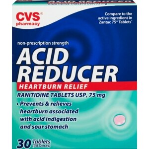 CVS Acid Reducer Tablets 75mg