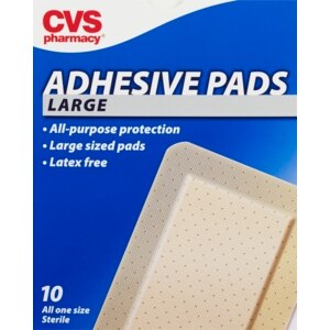 CVS Adhesive Pads Large 3 Inches X 4 Inches