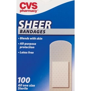 CVS Sheer Bandages All One Size Value Size