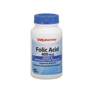 CVS Folic Acid 400 Mcg Tablets