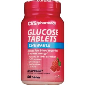 CVS Glucose Tablets Raspberry