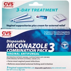 CVS Miconazole 3 Day Combination Pack