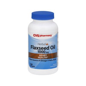 CVS Flaxseed Oil 1000 Mg Softgels