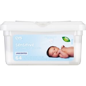 CVS Sensitive Unscented Baby Wipes