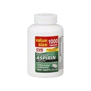 CVS Aspirin 325 mg Uncoated Tablets Value Size