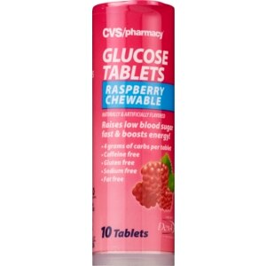 CVS Glucose Tablets Raspberry