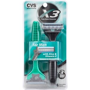 CVS X3 Disposable Razors