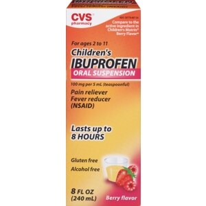 CVS Children's Ibuprofen Oral Suspension Berry Flavor