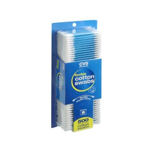 CVS Cotton Swabs Flexible Plastic