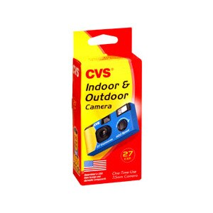 CVS One-Time-Use 35 Mm Camera Indoor And Outdoor 27 Exposures