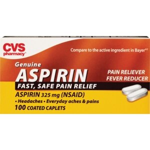 CVS Genuine Aspirin 325 mg Coated Caplets