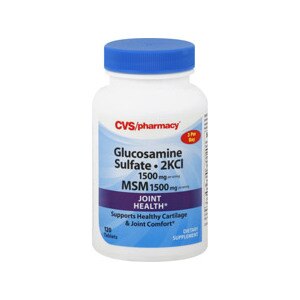 CVS Glucosamine Sulfate 1500 Mg Tablets With Msm 1500 Mg