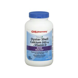 CVS Natural Oyster Shell Calcium + D 500 Mg Caplets