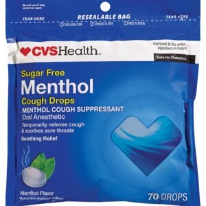 CVS Cough Drops Sugar Free Menthol