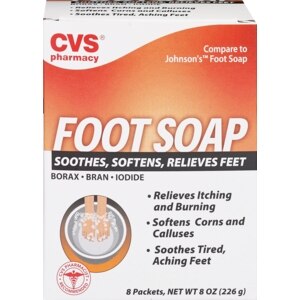 CVS - Sobres de jabón para pies