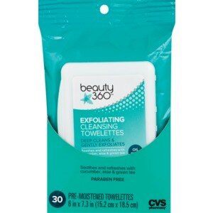 CVS - Paquete de repuesto de toallitas para limpiar y exfoliar