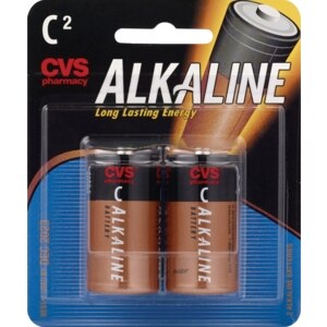 CVS Alkaline Batteries C 2-Pack