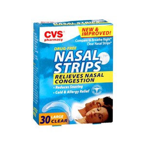 CVS Nasal Strips Large Clear