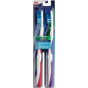 CVS Angle Edge Toothbrushes 2-Pack