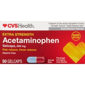 CVS Pain Relief Rapid Release Gelcaps Extra Strength