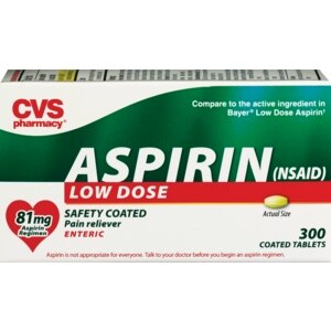 CVS Enteric Aspirin 81 Mg Tablets