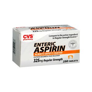 CVS Enteric Aspirin 325 Mg Tablets Regular Strength