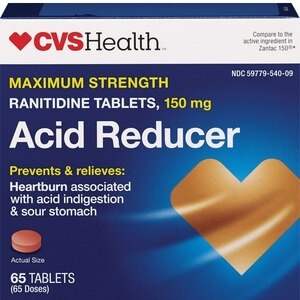 CVS Acid Reducer Tablets Maximum Strength