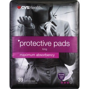 CVS Protective Pads Extra Coverage Maximum Absorbency Case