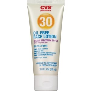 CVS Oil Free Face Lotion Broad Spectrum SPF 30 Sunscreen