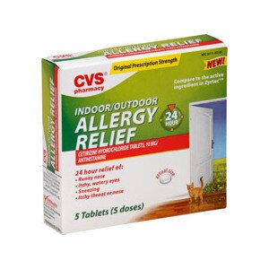 CVS Indoor/Outdoor Allergy Relief 10 Mg Tablets