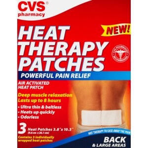 CVS Heat Therapy Patches Back