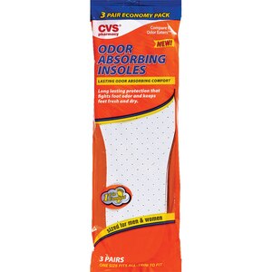 CVS Odor Absorbing Insoles Economy Pack