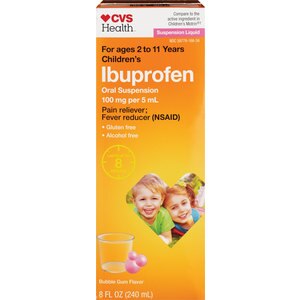 CVS Children's Ibuprofen Oral Suspension Bubble Gum Flavor