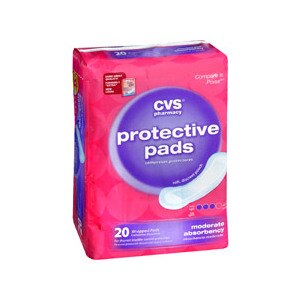 CVS Protective Pads Moderate Absorbency Case
