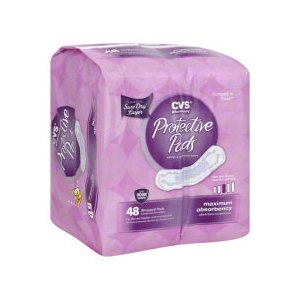 CVS Protective Pads Maximum Absorbency Case