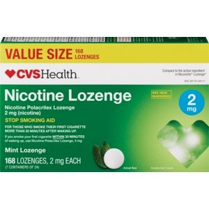 CVS Nicotine Polacrilex Lozenges Value Size