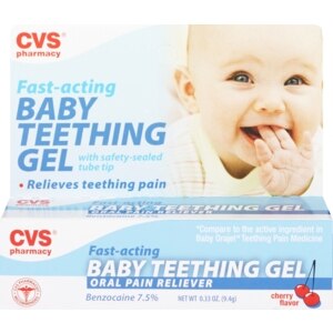 CVS/pharmacy Cherry Flavor Fast-Acting Baby Teething Gel