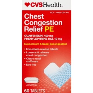CVS Chest Congestion Relief Pe Tablets