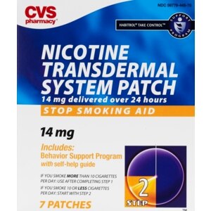 CVS Nicotine Transdermal System Step Two 14 mg Patches