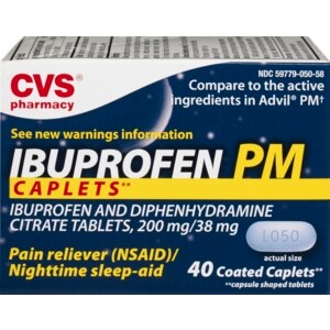 CVS Ibuprofen PM Caplets