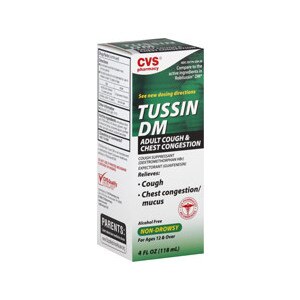 CVS Tussin DM Adult Cough & Chest Congestion Liquid