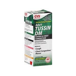 CVS Tussin DM Adult Cough & Chest Congestion Liquid