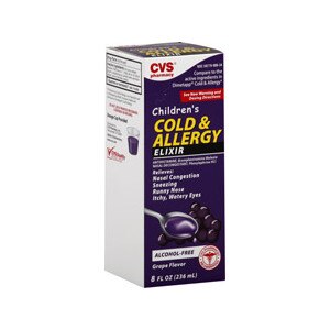 CVS Children's Cold & Allergy Elixir Grape