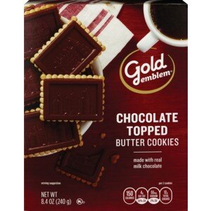 Absolutely Divine Milk Chocolate Topped Butter Cookies