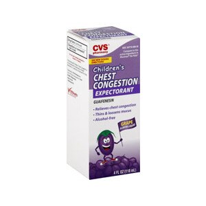 CVS Children's Chest Congestion Expectorant Grape Flavor
